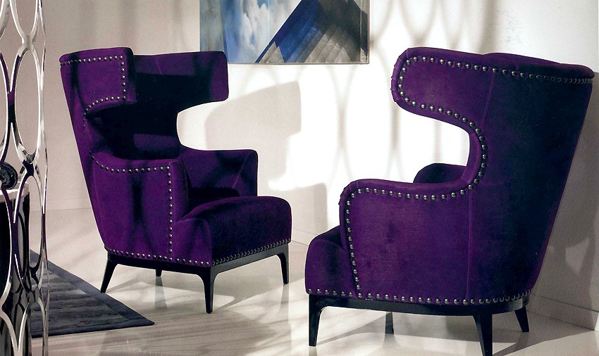 Winged backed chairs