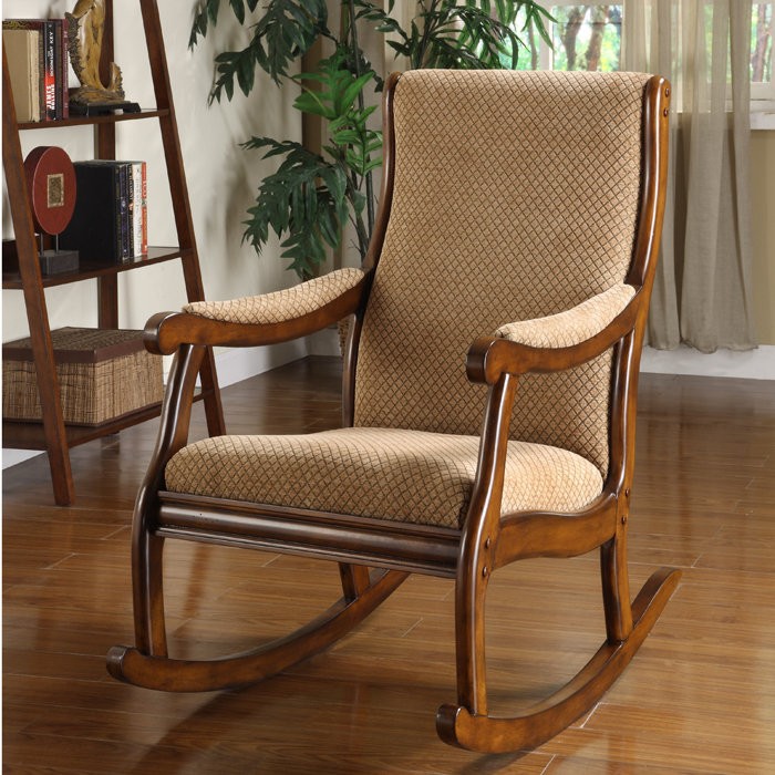 Wood accent chairs with arms