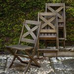 Wood Folding Table And Chairs