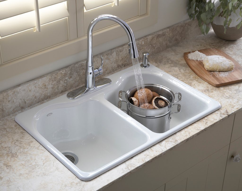 Copper kitchen sinks