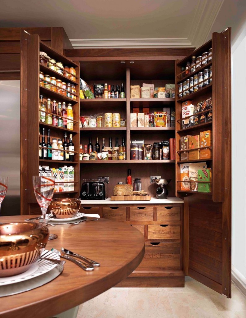 Kitchen pantry shelving
