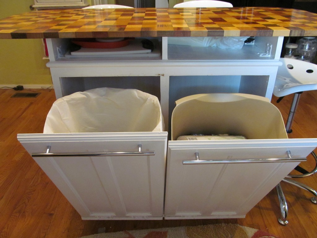 Kitchen trash can