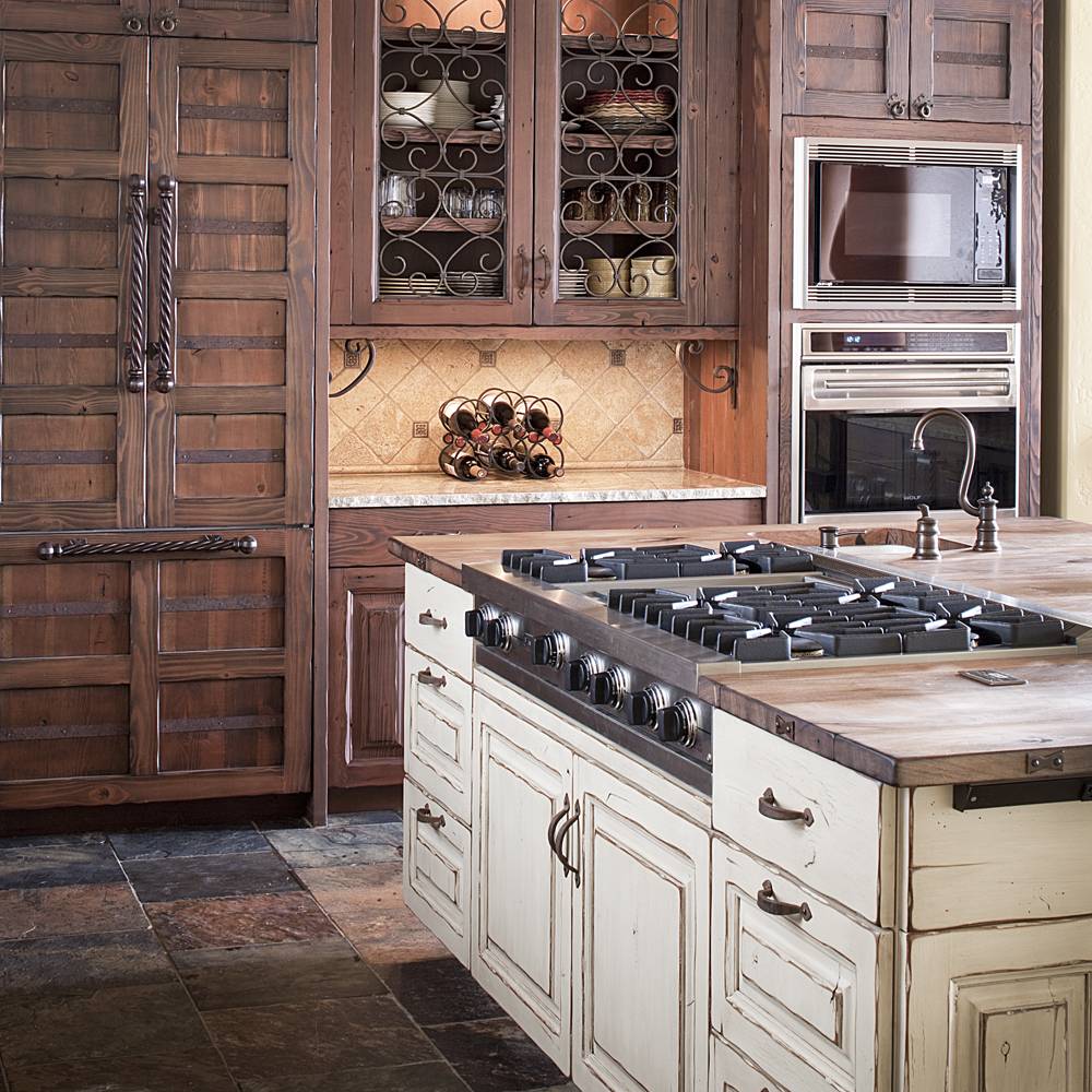 Don’t Stress over Distressed Kitchen Cabinets