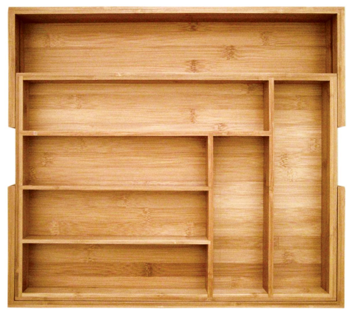Silverware drawer organizer