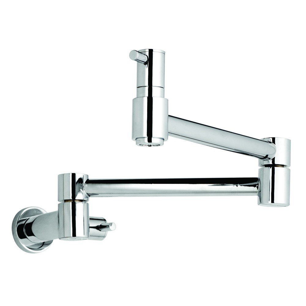 Wall mounted kitchen faucet