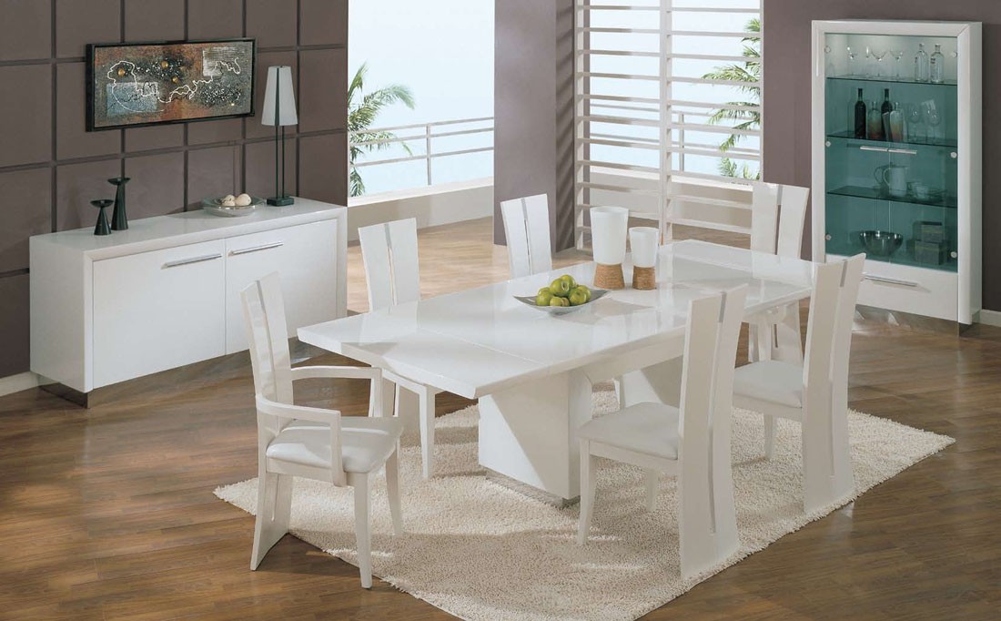 White dining room chairs