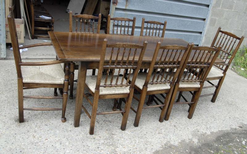 Farmhouse kitchen table sets