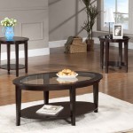 Oval Coffee Table Set