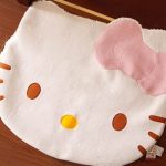 Hello Kitty Fuzzy Floor Cushion Mat Pad
