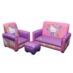 Hello Kitty Toddler Sofa, Chair And Ottoman Set