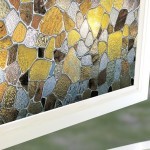 stained glass window clings