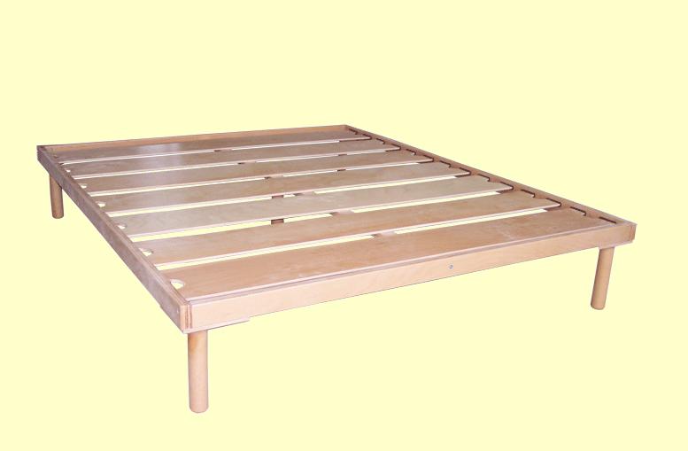 Double bed frame and mattress