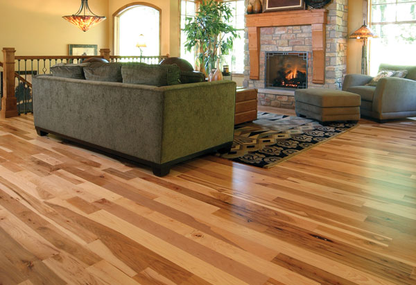 Hickory wood floors